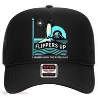 Funny-Penguin-Flippers-Up-I-Stand-With-The-Penguins Hat thumb 0