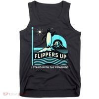 Funny-Penguin-Flippers-Up-I-Stand-With-The-Penguins Tank Top thumb 0