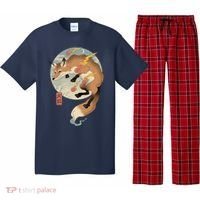 Fire Fox Ukiyo E Japanese Pajama Set thumb 0