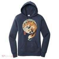 Fire Fox Ukiyo E Japanese Women's Hoodie thumb 0