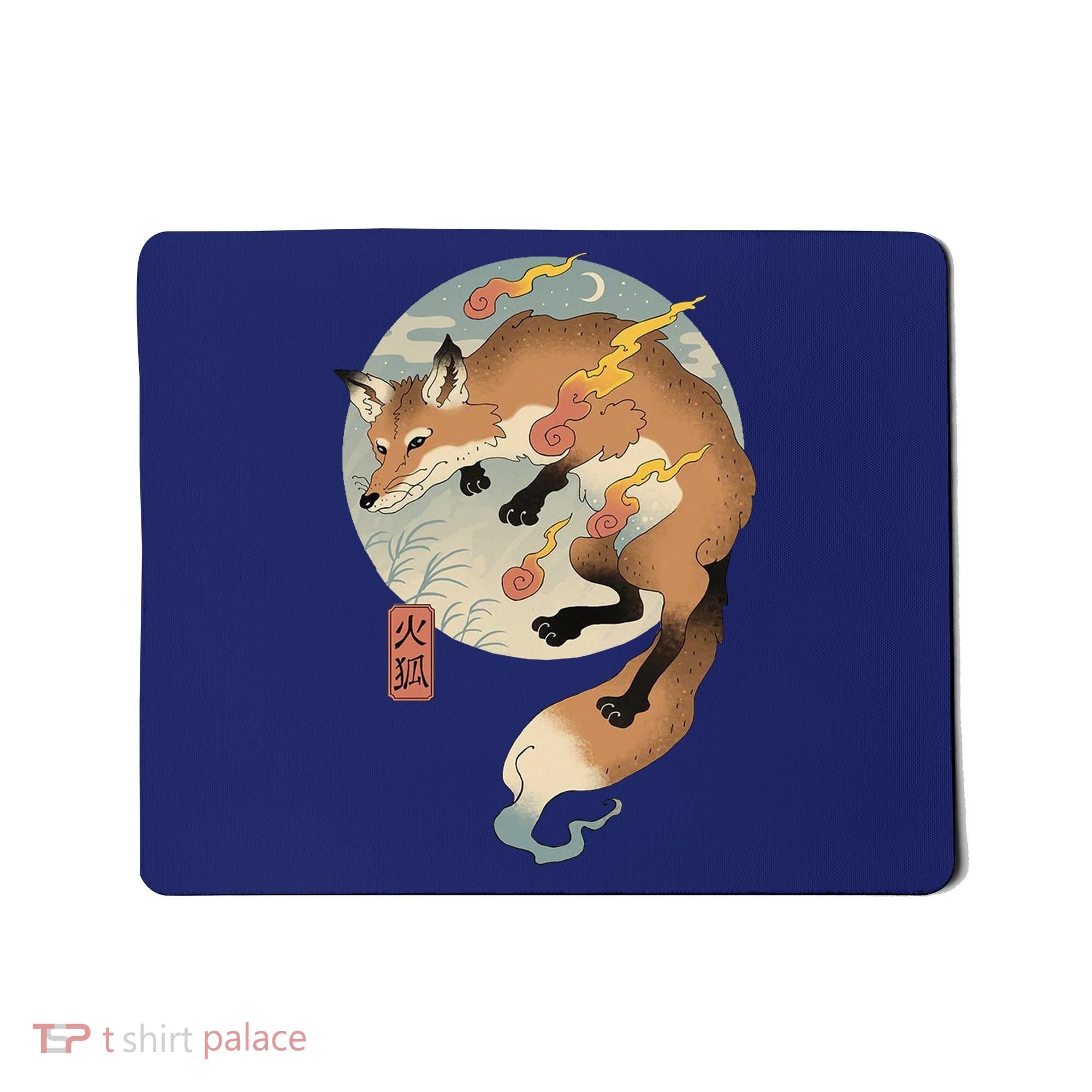 Fire Fox Ukiyo E Japanese Mousepad