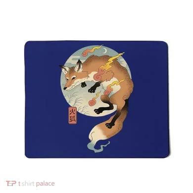 Fire Fox Ukiyo E Japanese Mousepad