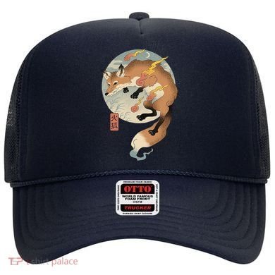 Fire Fox Ukiyo E Japanese Hat