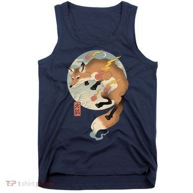 Fire Fox Ukiyo E Japanese Tank Top