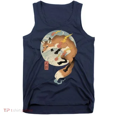 Fire Fox Ukiyo E Japanese Tank Top