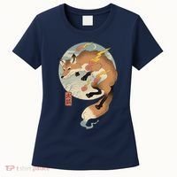 Fire Fox Ukiyo E Japanese Women's T-Shirt thumb 0
