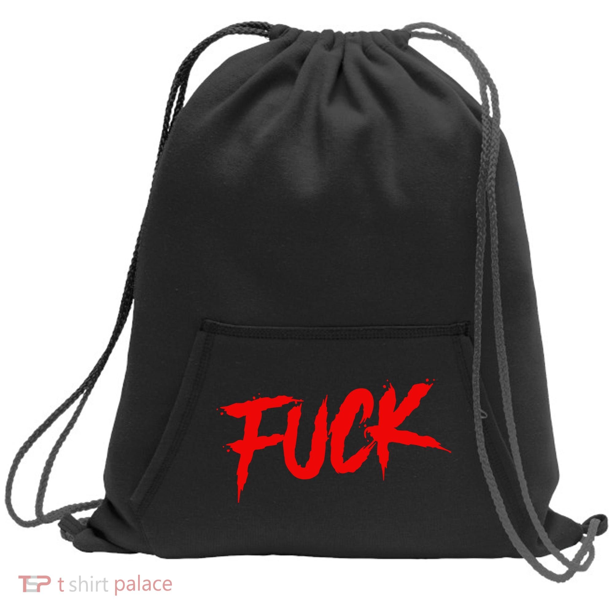 Fuck Sweatshirt Cinch Pack Bag