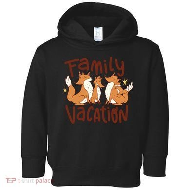 Fox Family Vacation Toddler Hoodie