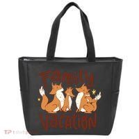 Fox Family Vacation Tote Bag thumb 0