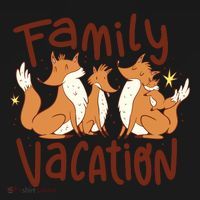 Fox Family Vacation Tote Bag thumb 4