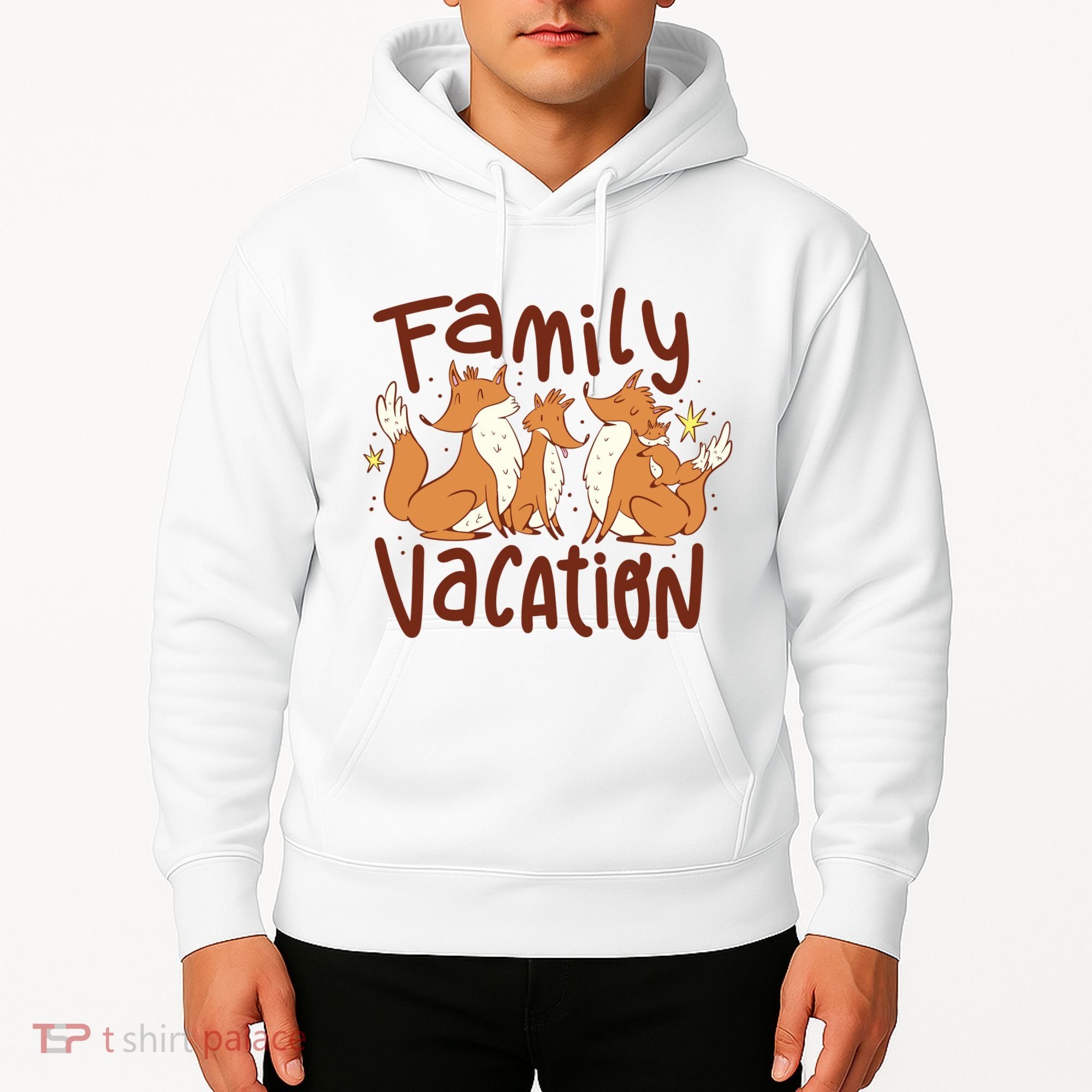 Fox Family Vacation Hoodie