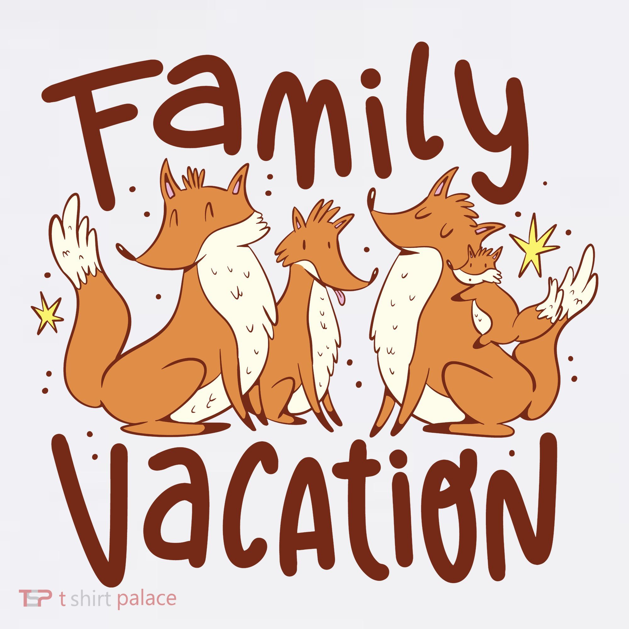 Fox Family Vacation Hoodie