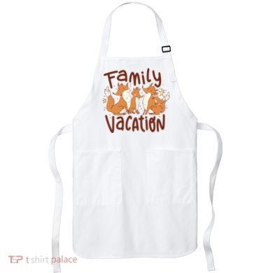 Fox Family Vacation Apron
