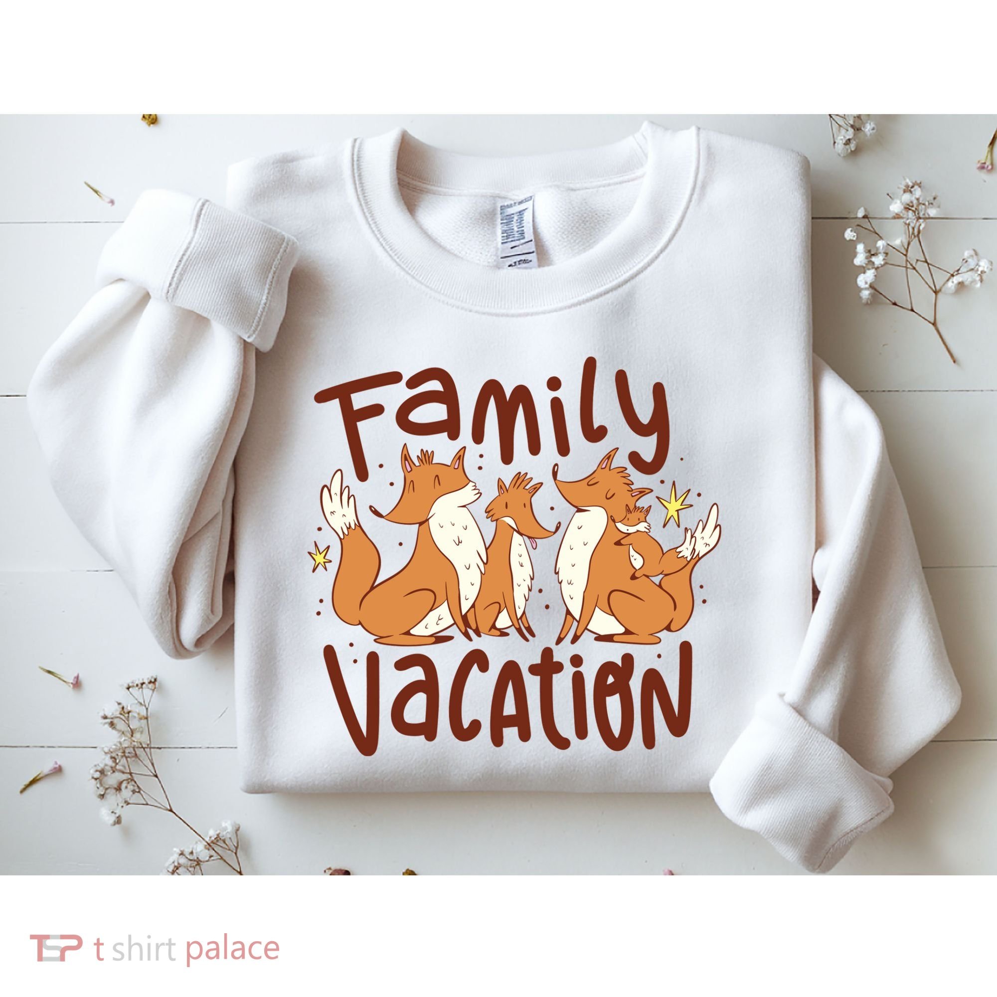 Fox Family Vacation Sweatshirt