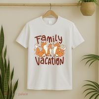 Fox Family Vacation T-Shirt thumb 2