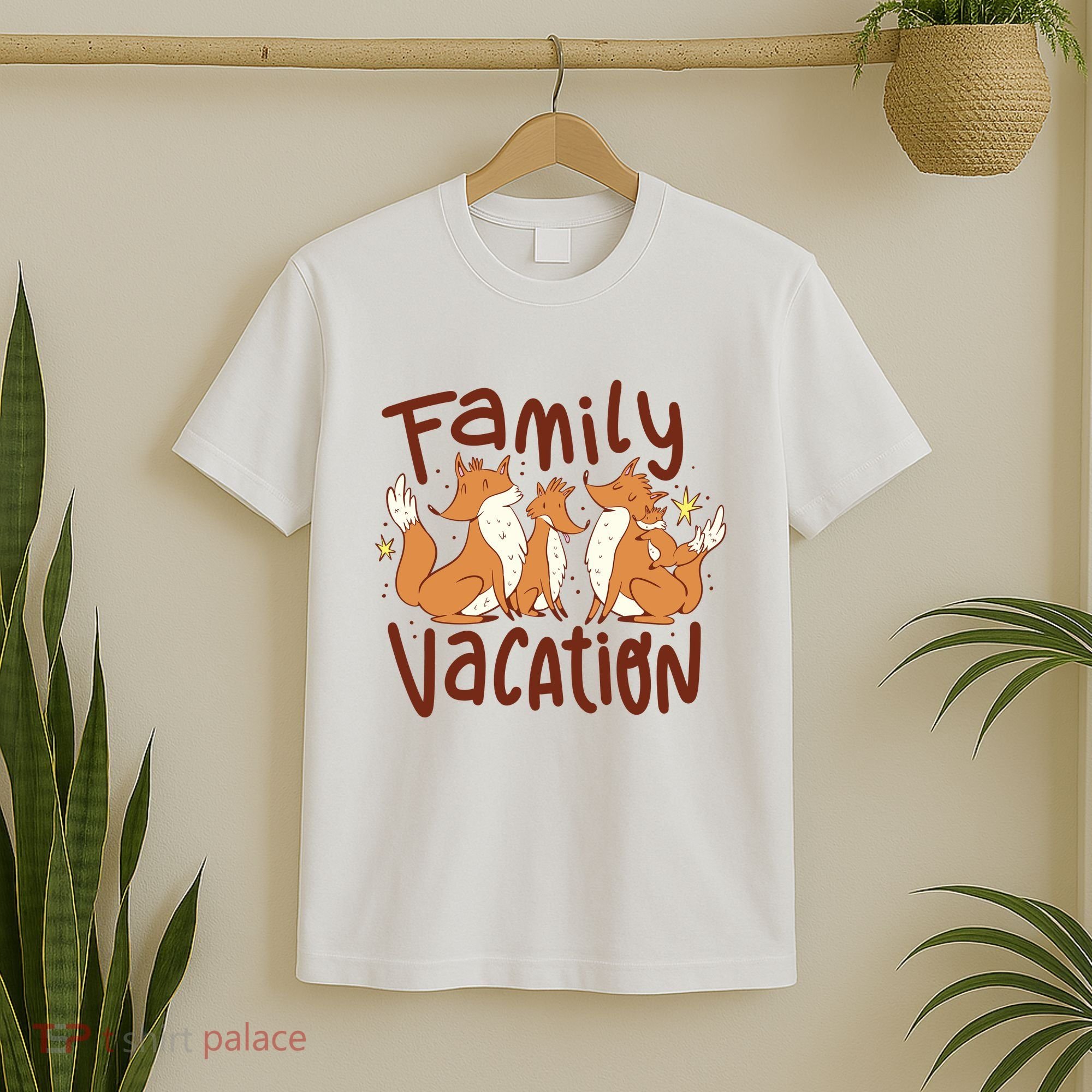 Fox Family Vacation T-Shirt