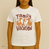 Fox Family Vacation T-Shirt thumb 4