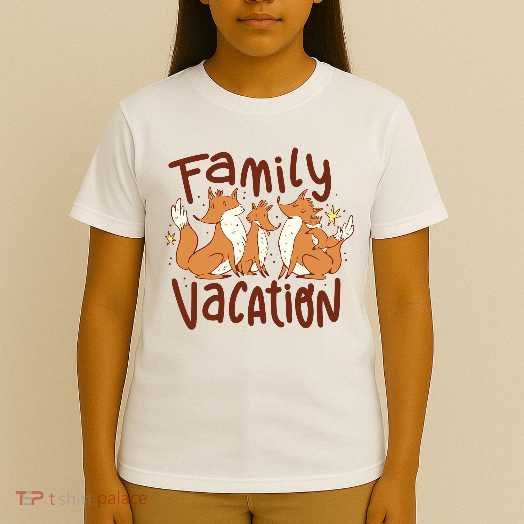 Fox Family Vacation T-Shirt