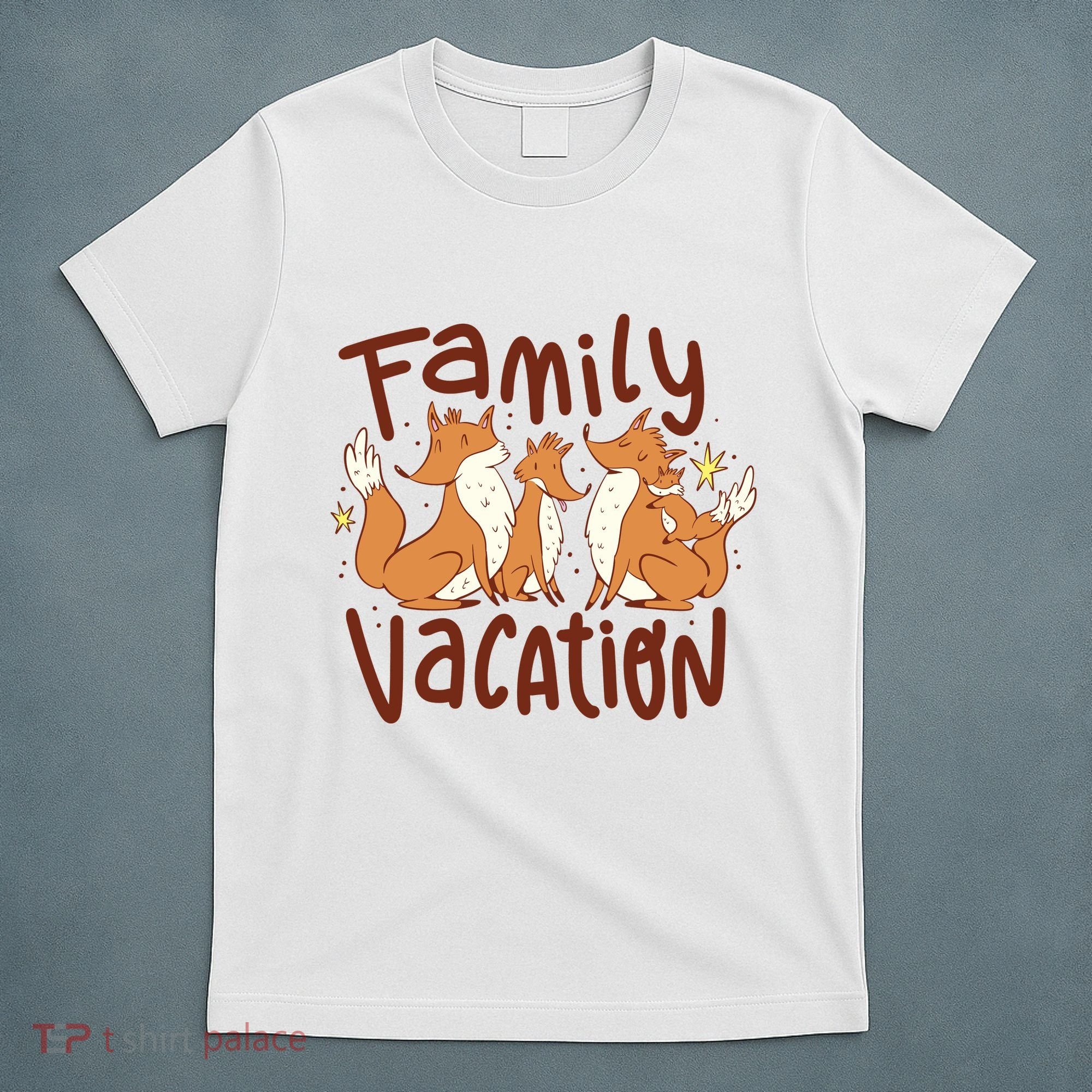 Fox Family Vacation T-Shirt