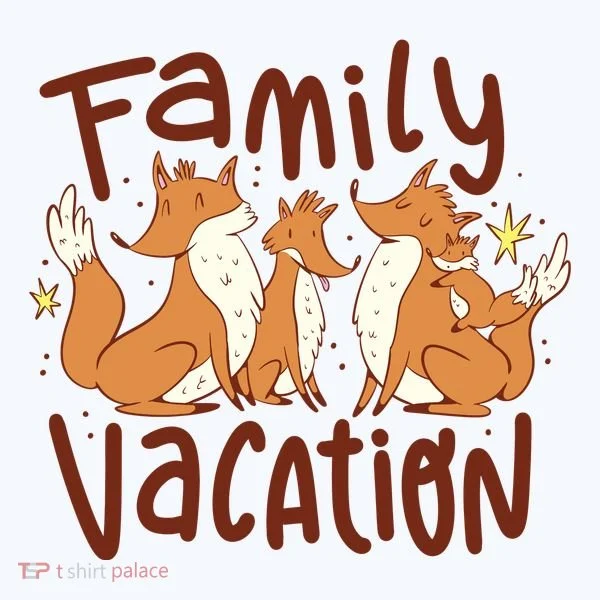 Fox Family Vacation Bucket Hat