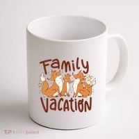 Fox Family Vacation Coffee Mug thumb 1