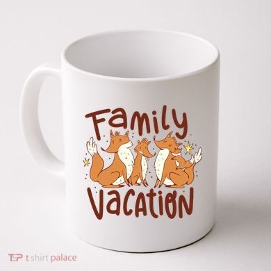 Fox Family Vacation Coffee Mug