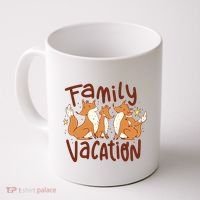 Fox Family Vacation Coffee Mug thumb 0