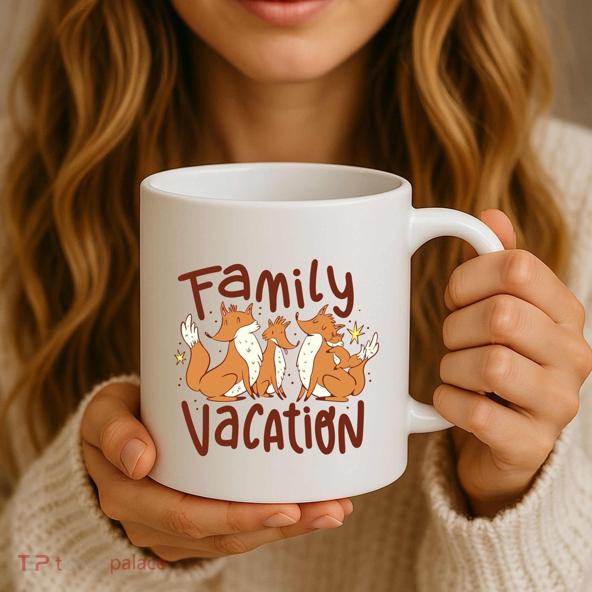 Fox Family Vacation Coffee Mug