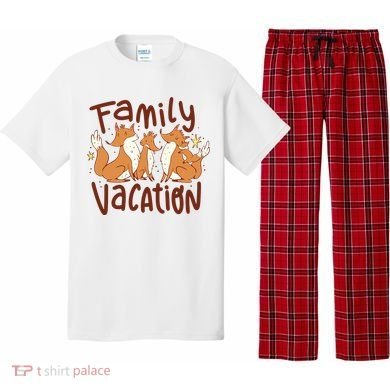 Fox Family Vacation Pajama Set