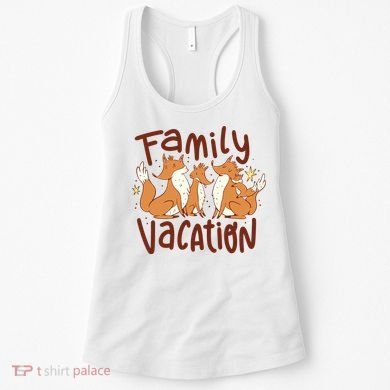 Fox Family Vacation Women's Tank Top