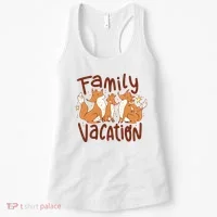 Fox Family Vacation Women's Tank Top thumb 0