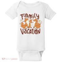 Fox Family Vacation Baby Bodysuit thumb 0