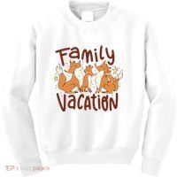 Fox Family Vacation Kids Sweatshirt thumb 0