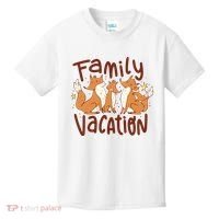 Fox Family Vacation Kids T-Shirt thumb 0