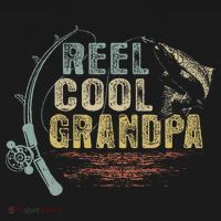 Funny Fishing Vintage Reel Cool Grandpa Gift T-Shirt thumb 7