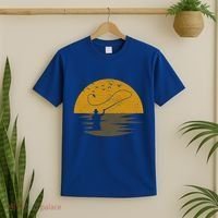 Fly Fishing Vintage Retro Trout Fishing Fisher Gift Cute Gift T-Shirt thumb 2