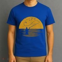 Fly Fishing Vintage Retro Trout Fishing Fisher Gift Cute Gift T-Shirt thumb 3