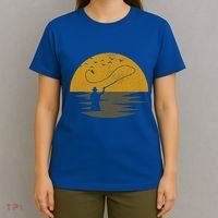 Fly Fishing Vintage Retro Trout Fishing Fisher Gift Cute Gift T-Shirt thumb 4