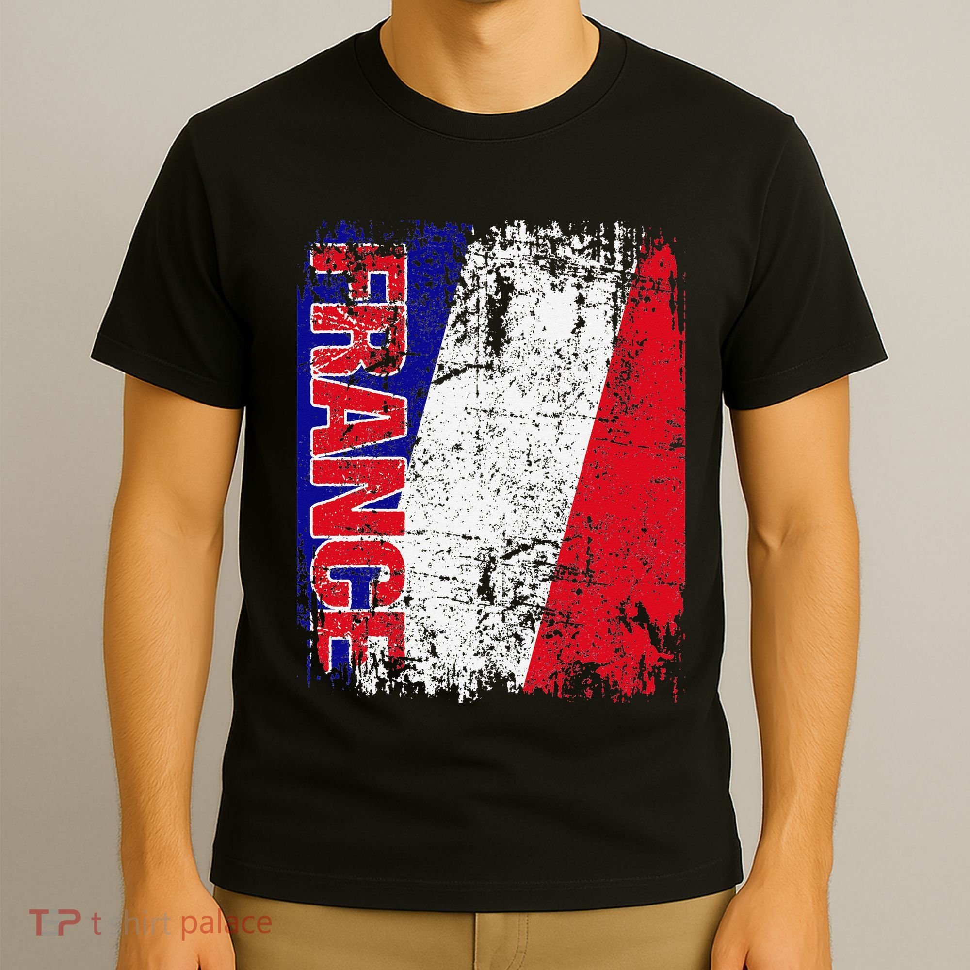 FRANCE Flag Vintage Distressed FRANCE T-Shirt