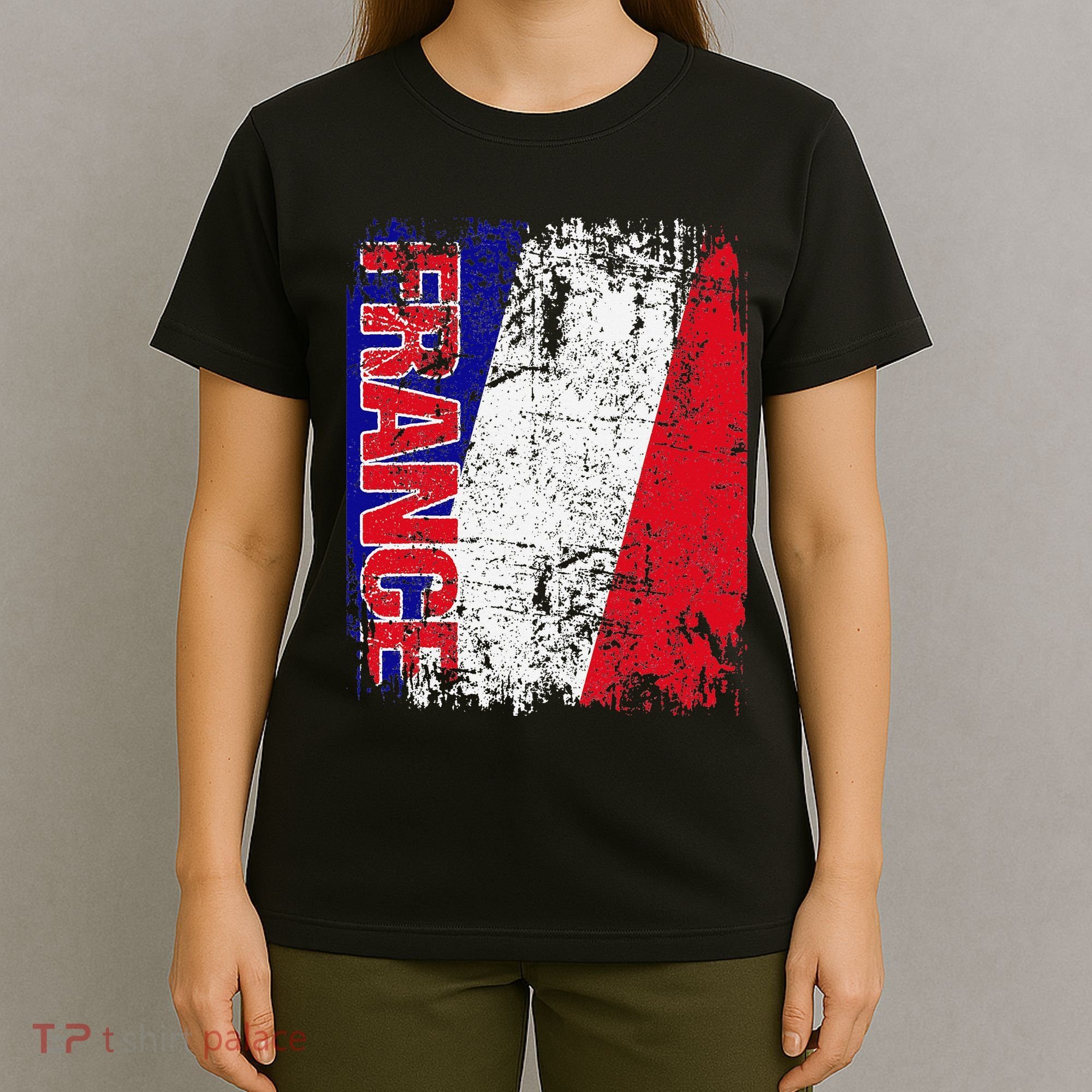 FRANCE Flag Vintage Distressed FRANCE T-Shirt