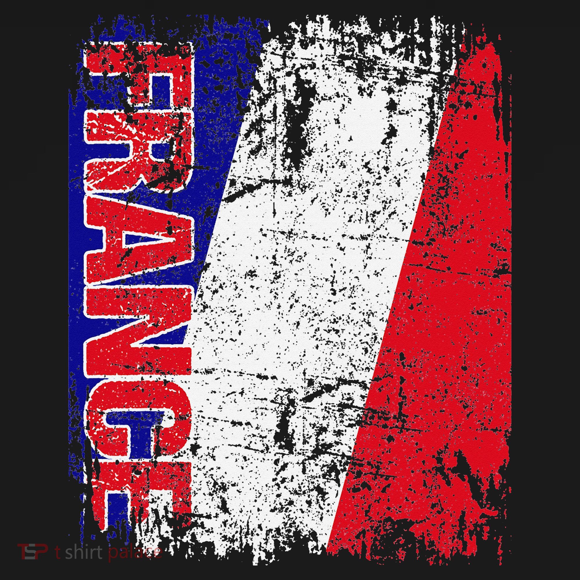 FRANCE Flag Vintage Distressed FRANCE T-Shirt