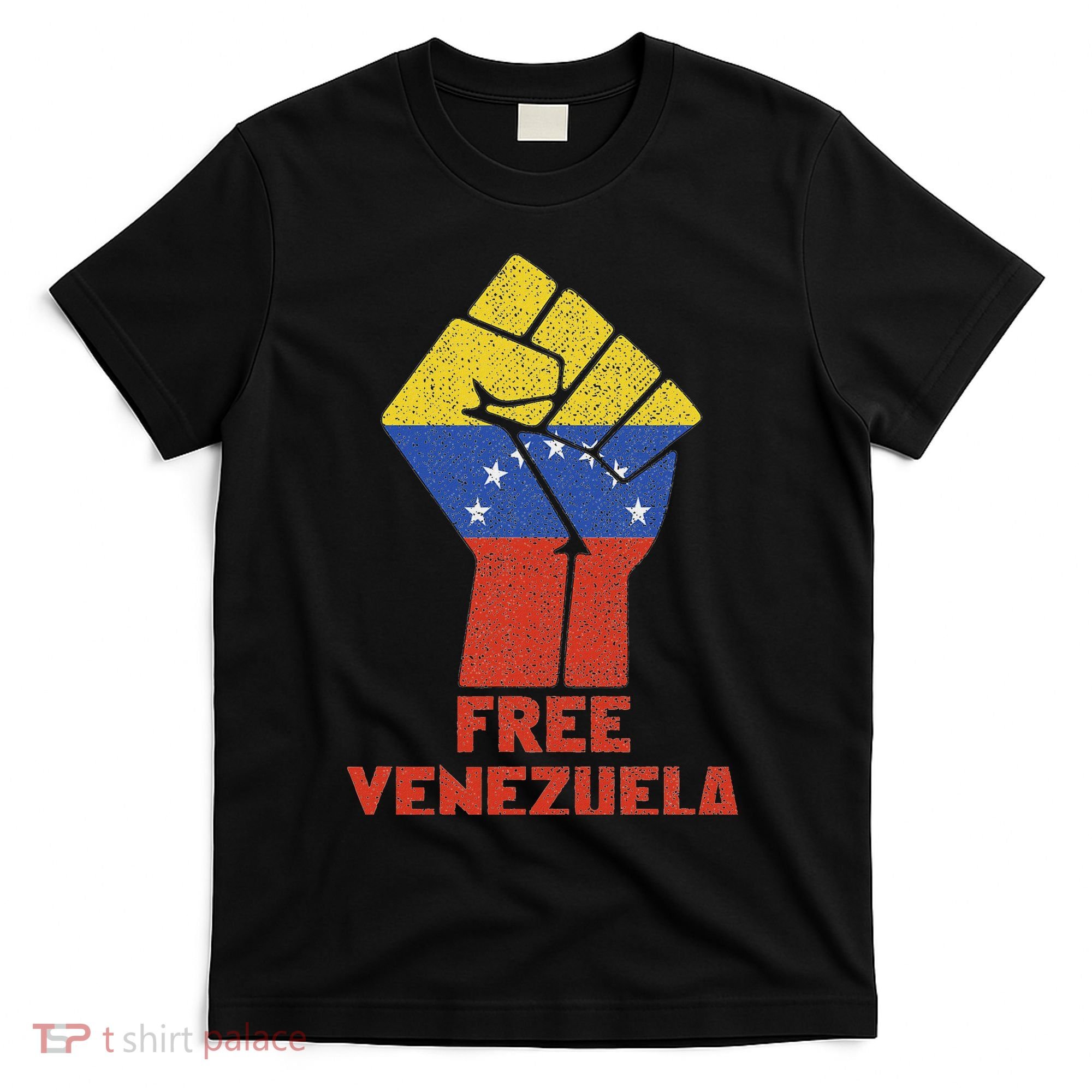 Free For Venezuela Vintage Freedom Venezuelan People T-Shirt
