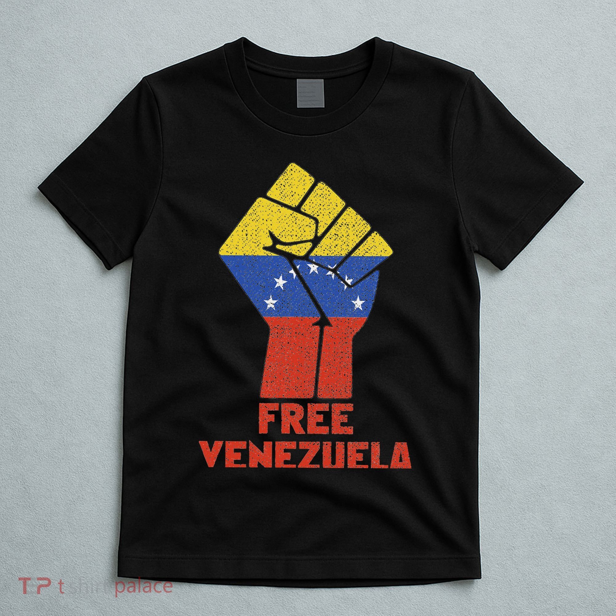 Free For Venezuela Vintage Freedom Venezuelan People T-Shirt