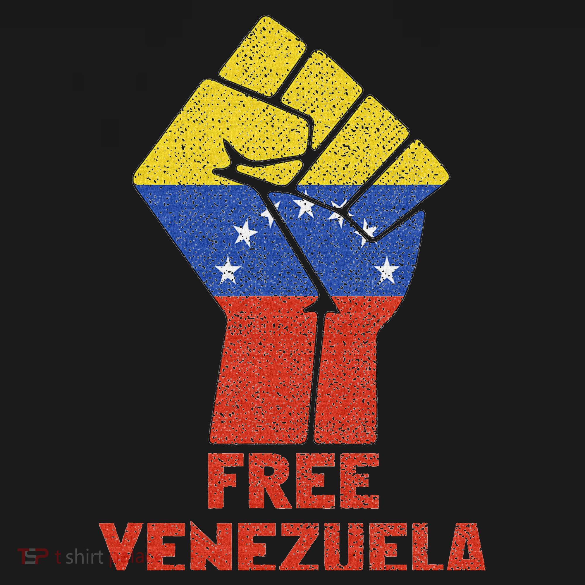 Free For Venezuela Vintage Freedom Venezuelan People T-Shirt