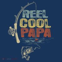 Funny Fisherman Vintage Reel Cool Papa T-Shirt thumb 7