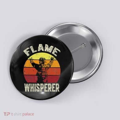 Firefighting Fireman & Volunteer Firefighter Button