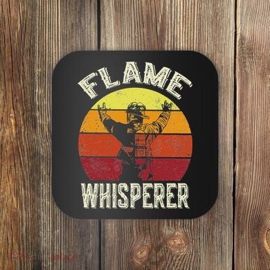 Firefighting Fireman & Volunteer Firefighter Coaster
