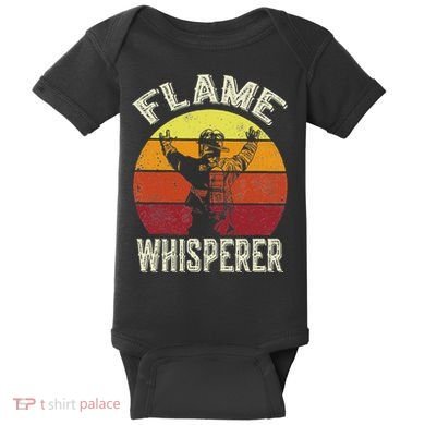 Firefighting Fireman & Volunteer Firefighter Baby Bodysuit