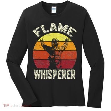 Firefighting Fireman & Volunteer Firefighter Women's Long Sleeve Shirt