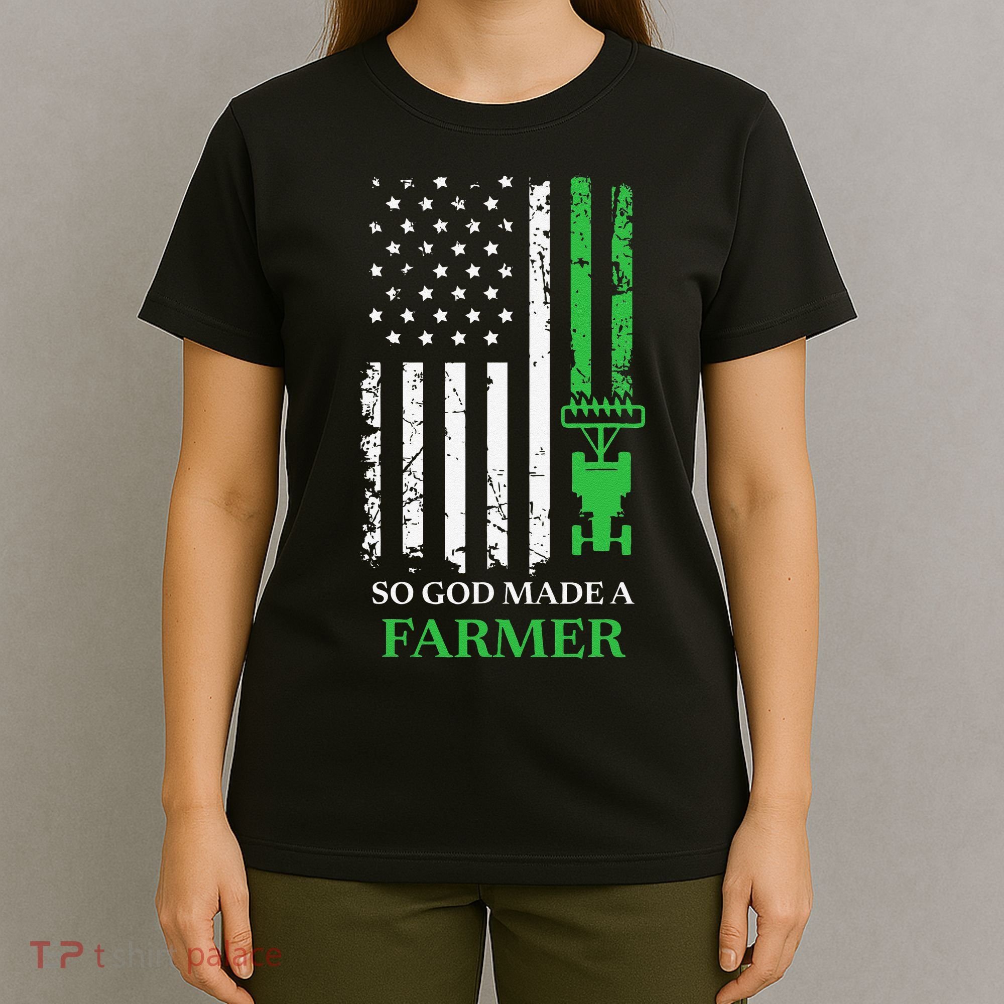 Farming Farmer Vintage So God Made A Farmer T-Shirt